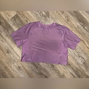 Lululemon Athletica Lavender Short Sleeve Shirt